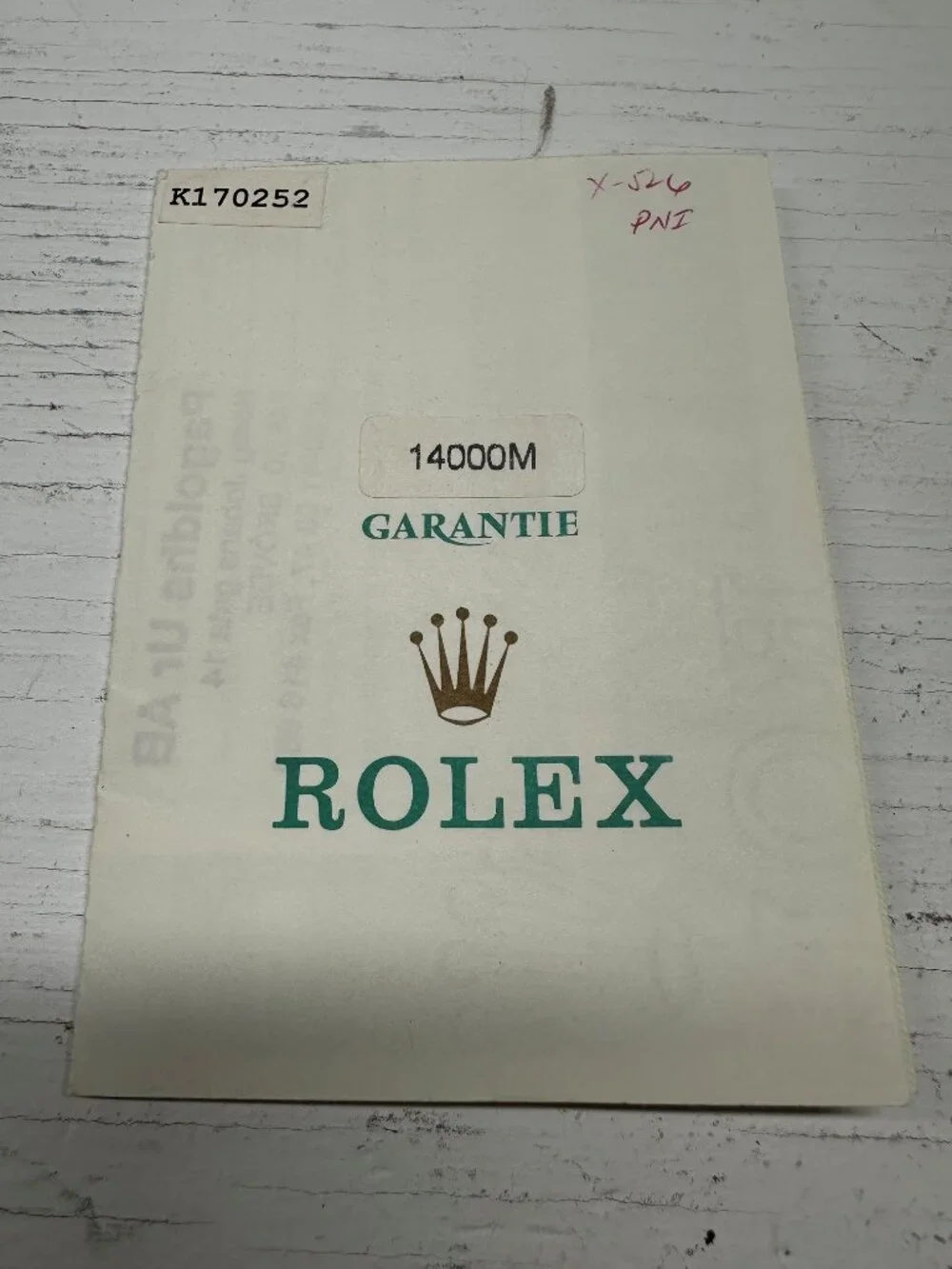 Rolex Air King Precision 14000 Automatic white dial 34 mm